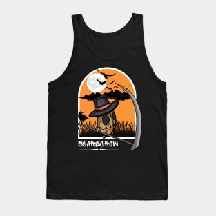 halloween scary evil pumpkin funny pumpkin head Tank Top